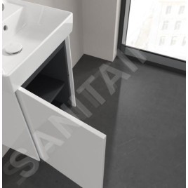 Villeroy & Boch Collaro - Armoire de toilette haute, 410x546x344 mm, 1 porte, charnières à gauche, Glossy White C00500DH