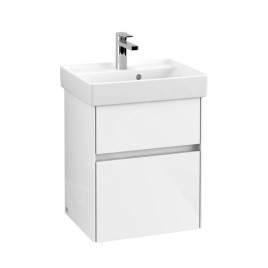 Villeroy & Boch Collaro - Meuble-vasque, 460x546x374 mm, 2 tiroirs, Glossy White C00600DH