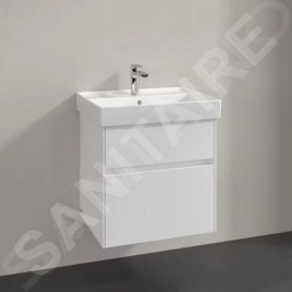 Villeroy & Boch Collaro - Meuble-vasque, 554x546x444 mm, 2 tiroirs, Glossy White C00800DH