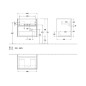 Villeroy & Boch Collaro - Meuble-vasque, 604x546x444 mm, 2 tiroirs, Glossy White C00900DH Villeroy & Boch Collaro - Meuble-vasque, 604x546x444 mm, 2 tiroirs, Glossy White C00900DH