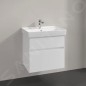 Villeroy & Boch Collaro - Meuble-vasque, 604x546x444 mm, 2 tiroirs, Glossy White C00900DH Villeroy & Boch Collaro - Meuble-vasque, 604x546x444 mm, 2 tiroirs, Glossy White C00900DH