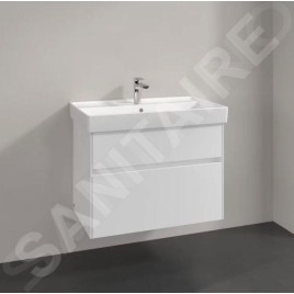 Villeroy & Boch Collaro - Meuble-vasque, 754x546x444 mm, 2 tiroirs, Glossy White C01000DH