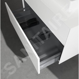Villeroy & Boch Collaro - Meuble pour lavabo, 1000x548x500 mm, 2 tiroirs, Glossy White C01700DH