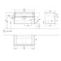 Villeroy & Boch Collaro - Meuble pour lavabo, 1000x548x500 mm, 2 tiroirs, Glossy White C02000DH