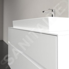 Villeroy & Boch Collaro - Meuble pour lavabo, 1000x548x500 mm, 2 tiroirs, Glossy White C02000DH