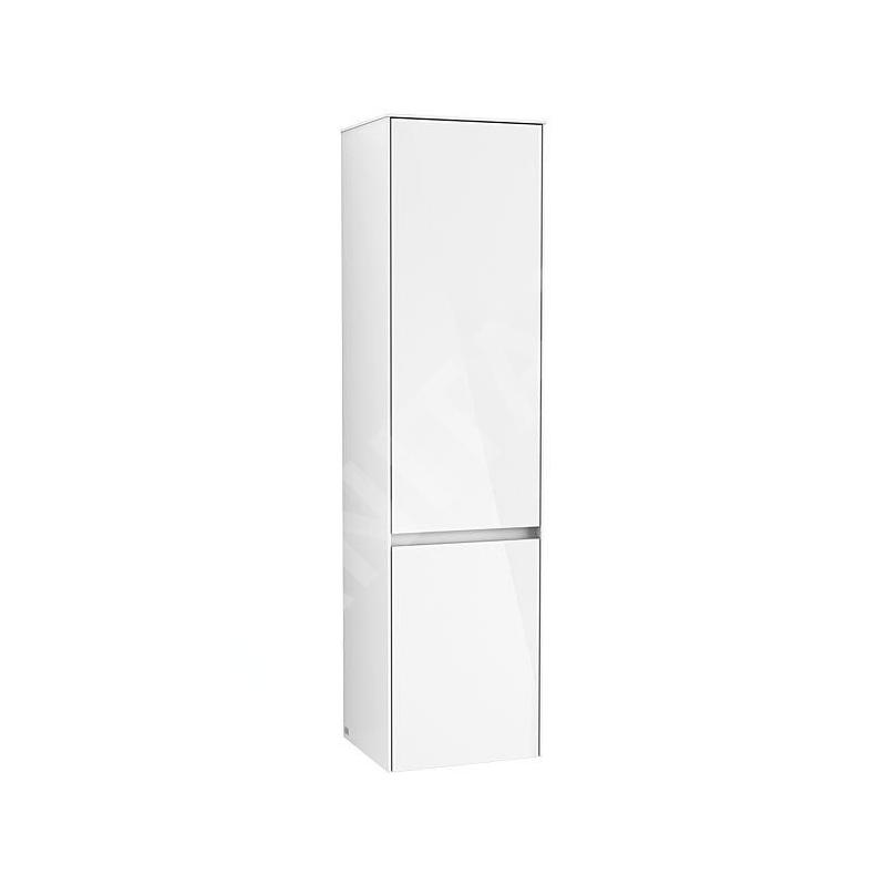Villeroy & Boch Collaro - Meuble haut, 404x1538x349 mm, 2 portes, charnières à droite, Glossy White C03301DH