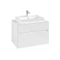 Villeroy & Boch Collaro - Meuble-vasque, 800x548x500 mm, 2 tiroirs, Glossy White C08000DH Villeroy & Boch Collaro - Meuble-vasque, 800x548x500 mm, 2 tiroirs, Glossy White C08000DH