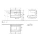 Villeroy & Boch Collaro - Meuble-vasque, 800x548x500 mm, 2 tiroirs, Glossy White C08000DH Villeroy & Boch Collaro - Meuble-vasque, 800x548x500 mm, 2 tiroirs, Glossy White C08000DH