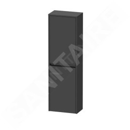 Duravit Ketho.2 - Armoire 1320x400x240 mm, 2 portes, charnières à gauche, graphite mat K21319L49490000