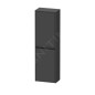 Duravit Ketho.2 - Armoire 1320x400x240 mm, 2 portes, charnières à gauche, graphite mat K21319L49490000