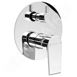 Sapho Kai - Mitigeur encastré de douche, 2 sorties, avec inverseur, chrome KA43