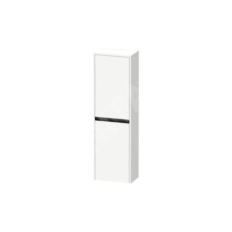 Duravit Ketho.2 - Armoire haute 1320x400x240 mm, 2 portes, charnières à droite, blanc mat K21319R18180000