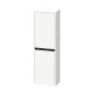 Duravit Ketho.2 - Armoire haute 1320x400x240 mm, 2 portes, charnières à droite, blanc mat K21319R18180000