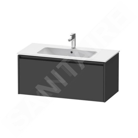 Duravit Ketho.2 - Meuble-vasque 440x1010x480 mm, 1 tiroir, graphite mat K25064049490000
