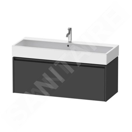 Duravit Ketho.2 - Meuble-vasque 440x1184x460 mm, 1 tiroir, graphite mat K25079049490000