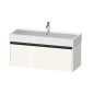 Duravit Ketho.2 - Meuble-vasque, 440x1184x460 mm, 1 tiroir, blanc brillant K25079022220000 Duravit Ketho.2 - Meuble-vasque, 440x1184x460 mm, 1 tiroir, blanc brillant K25079022220000