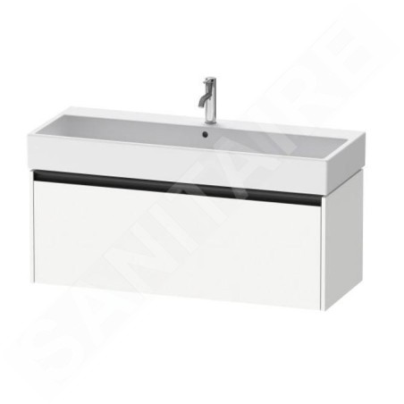 Duravit Ketho.2 - Meuble-vasque, 440x1184x460 mm, 1 tiroir, blanc mat K25079018180000