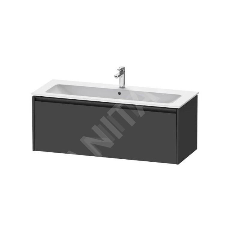 Duravit Ketho.2 - Meuble-vasque 440x1210x480 mm, 1 tiroir, graphite mat K25065049490000