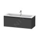 Duravit Ketho.2 - Meuble-vasque 440x1210x480 mm, 1 tiroir, graphite mat K25065049490000