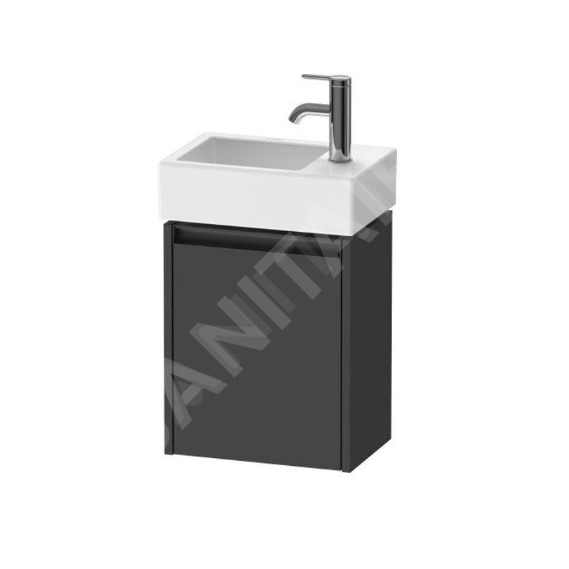 Duravit Ketho.2 - Meuble-vasque 440x364x238 mm, 1 porte, charnières à droite, graphite mat K25071R49490000 Duravit Ketho.2 - Meuble-vasque 440x364x238 mm, 1 porte, charnières à droite, graphite mat K25071R49490000