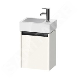 Duravit Ketho.2 - Meuble-vasque 440x364x238 mm, 1 porte, charnières à droite, blanc brillant K25071R22220000