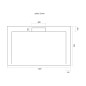 Gelco Receveurs - Receveur de douche IRENA, 1500x1000 mm, blanc HI150100 Gelco Receveurs - Receveur de douche IRENA, 1500x1000 mm, blanc HI150100