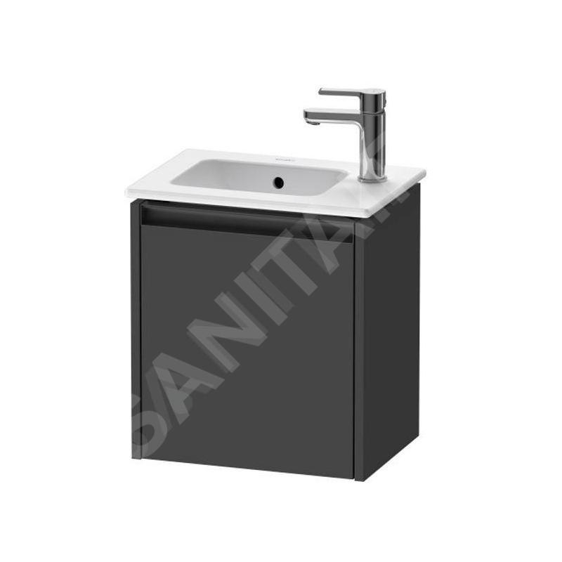 Duravit Ketho.2 - Meuble-vasque 440x410x292 mm, 1 porte, charnières à gauche, graphite mat K25060L49490000 Duravit Ketho.2 - Meuble-vasque 440x410x292 mm, 1 porte, charnières à gauche, graphite mat K25060L49490000
