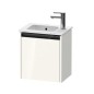 Duravit Ketho.2 - Meuble-vasque 440x410x292 mm, 1 porte, charnières à gauche, blanc brillant K25060L22220000 Duravit Ketho.2 - Meuble-vasque 440x410x292 mm, 1 porte, charnières à gauche, blanc brillant K25060L22220000
