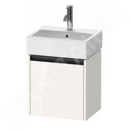 Duravit Ketho.2 - Meuble-vasque 440x434x338 mm, 1 porte, charnières à droite, blanc brillant K25070L22220000