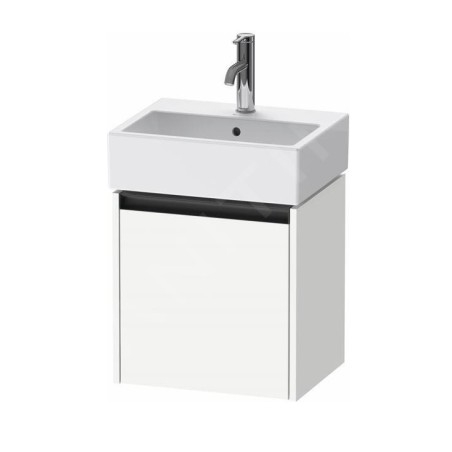 Duravit Ketho.2 - Meuble-vasque 440x434x338 mm, 1 porte, charnières à gauche, blanc mat K25070L18180000