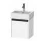 Duravit Ketho.2 - Meuble-vasque 440x434x338 mm, 1 porte, charnières à gauche, blanc mat K25070L18180000 Duravit Ketho.2 - Meuble-vasque 440x434x338 mm, 1 porte, charnières à gauche, blanc mat K25070L18180000