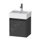 Duravit Ketho.2 - Meuble-vasque 440x434x338 mm, 1 porte, charnières à droite, graphite mat K25070R49490000 Duravit Ketho.2 - Meuble-vasque 440x434x338 mm, 1 porte, charnières à droite, graphite mat K25070R49490000