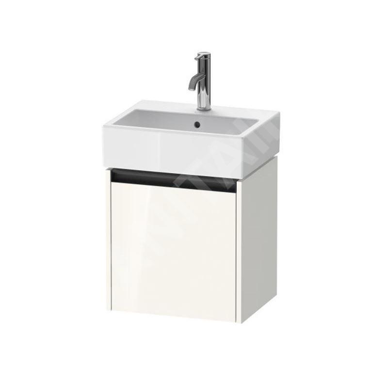 Duravit Ketho.2 - Meuble-vasque 440x434x338 mm, 1 porte, charnières à droite, blanc brillant K25070R22220000 Duravit Ketho.2 - Meuble-vasque 440x434x338 mm, 1 porte, charnières à droite, blanc brillant K25070R22220000