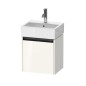 Duravit Ketho.2 - Meuble-vasque 440x434x338 mm, 1 porte, charnières à droite, blanc brillant K25070R22220000 Duravit Ketho.2 - Meuble-vasque 440x434x338 mm, 1 porte, charnières à droite, blanc brillant K25070R22220000
