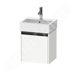 Duravit Ketho.2 - Armoire haute 440x434x338 mm, 1 porte, charnières à droite, blanc mat K25070R18180000