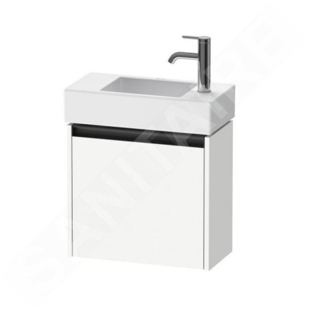 Duravit Ketho.2 - Meuble-vasque 440x484x238 mm, 1 porte, charnières à droite, blanc mat K25072L18180000