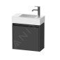 Duravit Ketho.2 - Meuble-vasque 440x484x238 mm, 1 porte, charnières à droite, graphite mat K25072R49490000 Duravit Ketho.2 - Meuble-vasque 440x484x238 mm, 1 porte, charnières à droite, graphite mat K25072R49490000