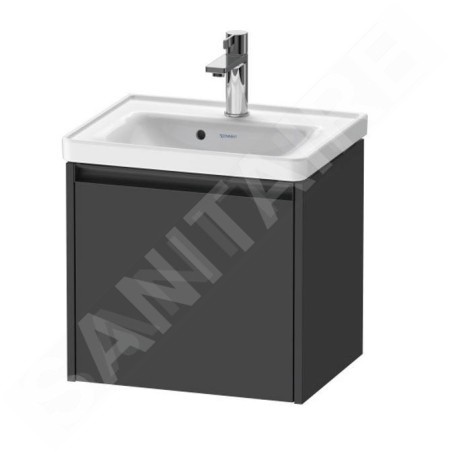 Duravit Ketho.2 - Meuble à lavabo 440x484x375 mm, 1 tiroirs, graphite mat K25080049490000