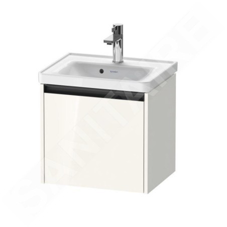 Duravit Ketho.2 - Meuble sous lavabo 440x484x375 mm, 1 tiroir, blanc brillant K25080022220000