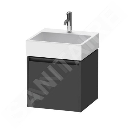 Duravit Ketho.2 - Meuble à lavabo 440x484x460 mm, 1 tiroirs, graphite mat K25074049490000