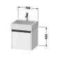 Duravit Ketho.2 - Meuble-vasque, 440x484x460 mm, 1 tiroir, blanc mat K25074018180000
