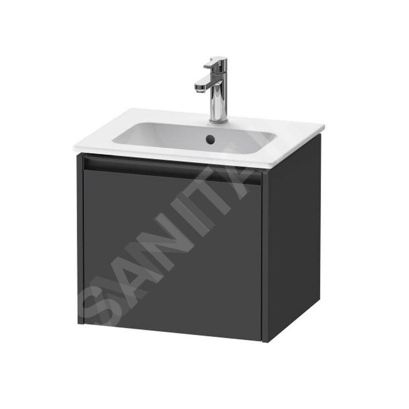Duravit Ketho.2 - Meuble à lavabo 440x510x420 mm, 1 tiroirs, graphite mat K25061049490000