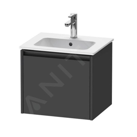 Duravit Ketho.2 - Meuble à lavabo 440x510x420 mm, 1 tiroirs, graphite mat K25061049490000