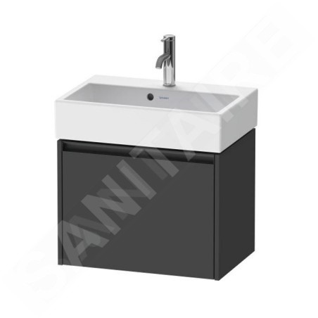 Duravit Ketho.2 - Meuble à lavabo 440x584x390 mm, 1 tiroirs, graphite mat K25073049490000