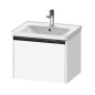 Duravit Ketho.2 - Meuble-vasque, 440x584x455 mm, 1 tiroir, blanc mat K25081018180000 Duravit Ketho.2 - Meuble-vasque, 440x584x455 mm, 1 tiroir, blanc mat K25081018180000