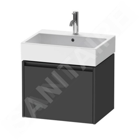 Duravit Ketho.2 - Meuble à lavabo 440x584x460 mm, 1 tiroirs, graphite mat K25075049490000