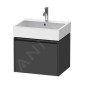 Duravit Ketho.2 - Meuble à lavabo 440x584x460 mm, 1 tiroirs, graphite mat K25075049490000