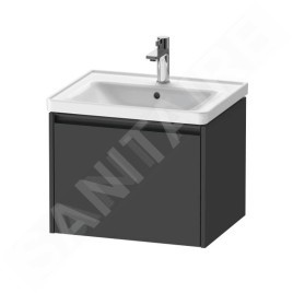 Duravit Ketho.2 - Meuble à lavabo 440x584x455 mm, 1 tiroirs, graphite mat K25081049490000