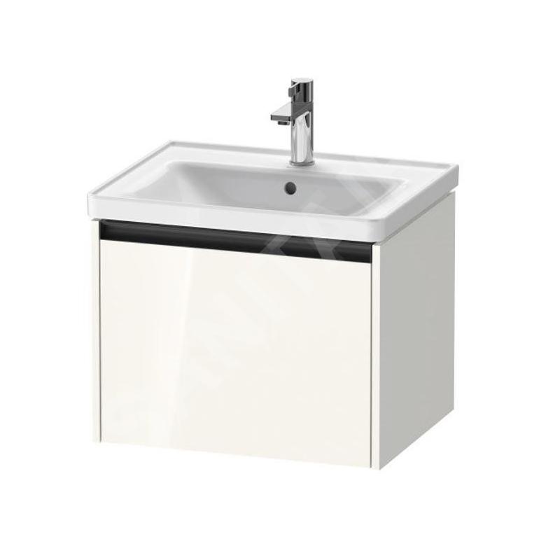 Duravit Ketho.2 - Meuble-vasque, 440x584x455 mm, 1 tiroir, blanc brillant K25081022220000 Duravit Ketho.2 - Meuble-vasque, 440x584x455 mm, 1 tiroir, blanc brillant K25081022220000