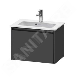 Duravit Ketho.2 - Meuble à lavabo 440x610x390 mm, 1 tiroirs, graphite mat K25055049490000